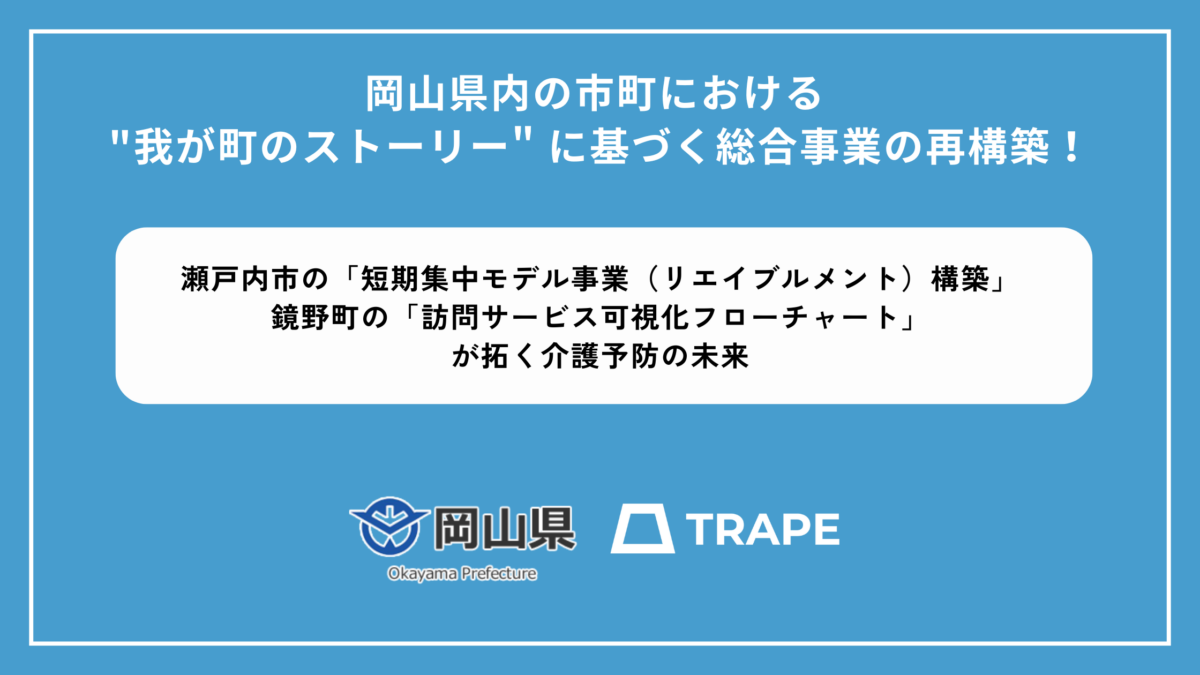 岡山県内の市町における “我が町のストーリー” に基づく総合事業の再構築！